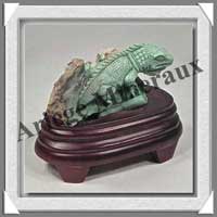 IGUANE - VARISCITE - 95x55x30 mm - 225 grammes - A001
