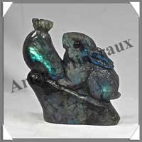 LAPIN - LABRADORITE - 75x70x25 mm - 170 grammes - A001