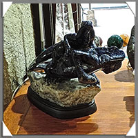 LEZARDS (Couple) - LAPIS LAZULI - 250x190x120  mm - 3 020 grammes - A001