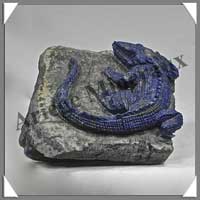 LEZARD - LAPIS LAZULI - 85x80x35 mm - 250 grammes - A002