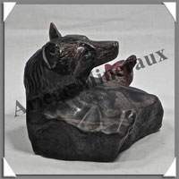 LOUPS (Ttes) - RHODONITE - 95x90x90 mm - 820 grammes - A001