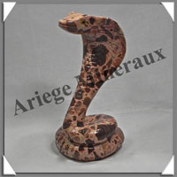 NAJA - LEOPARDITE (Jaspe Lopard) - 140x85x65 mm - 440 grammes - A001