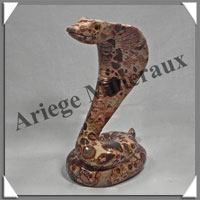 NAJA - LEOPARDITE (Jaspe Lopard) - 140x110x60 mm - 420 grammes - A002