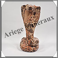 NAJA - LEOPARDITE (Jaspe Lopard) - 145x105x60 mm - 430 grammes - A004