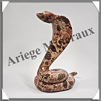 NAJA - LEOPARDITE (Jaspe Lopard) - 145x105x60 mm - 430 grammes - A004