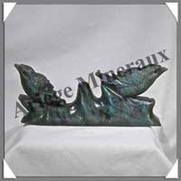 OISEAUX (Couple) - LABRADORITE - 160x60x25 mm - 390 grammes - A001