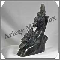 OISEAUX (Couple) - LABRADORITE - 115x90x30 mm - 260 grammes - A003