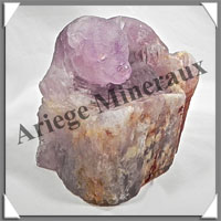 OURS - AMETHYSTE - 140x130x100 mm - 2 880 grammes - A002