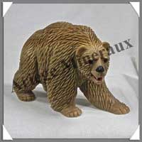 OURS - ARAGONITE - 100x75x45 mm - 300 grammes - A002