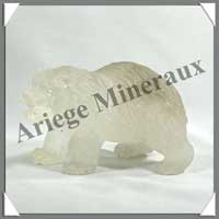 OURS - CRISTAL de ROCHE - 160 mm - 1 120 grammes - A002