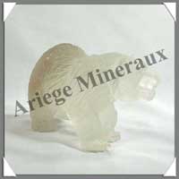 OURS - CRISTAL de ROCHE - 160 mm - 1 120 grammes - A002