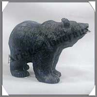 OURS - DUMORTIERITE - 100 mm - 390 grammes - C001