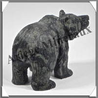OURS - JASPE KAMBAMBA - 85x55x40 mm - 194 grammes - A001