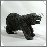 OURS - JASPE PICASSO - 160 mm - 1 280 grammes - A001