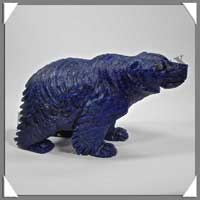 OURS - LAPIS LAZULI - 140x80x60 mm - 605 grammes - A001