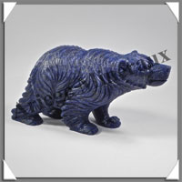 OURS - LAPIS LAZULI - 160x80x50 mm - 630 grammes - A005