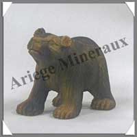 OURS - OEIL DE TIGRE - 55 mm - 50 grammes - C001