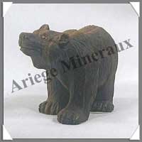 OURS - OEIL DE TIGRE - 65 mm - 85 grammes - C002