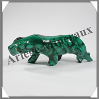 PANTHERE - MALACHITE - 100x35x20  mm - 93 grammes - B001