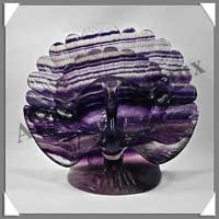 PAON - FLUORITE VIOLETTE - 170x170x60 mm - 1020 grammes - A003