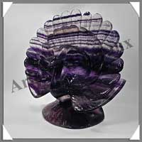 PAON - FLUORITE VIOLETTE - 170x170x60 mm - 1020 grammes - A003