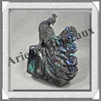 PAON - LABRADORITE - 150x115x30 mm - 720 grammes - A004