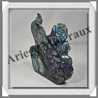 PAON - LABRADORITE - 150x115x30 mm - 720 grammes - A004