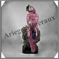 PERROQUET - RHODONITE  - 340x150x150 mm - 6700 grammes - A001