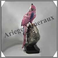 PERROQUET - RHODONITE  - 340x150x150 mm - 6700 grammes - A001