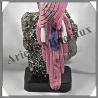PERROQUET - RHODONITE  - 340x150x150 mm - 6700 grammes - A001