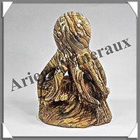 PIEUVRE - JASPE PAYSAGE - 105x70x50 mm - 310 grammes - A001