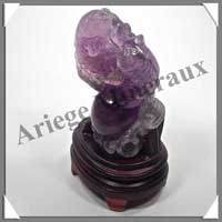 POISSONS - AMETHYSTE - 135x85x60 mm - 380 grammes - A001