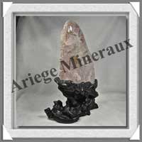 POISSONS - CRISTAL de ROCHE - 280x195x110 mm - 2 200 grammes - A001