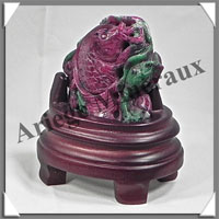 POISSON - RUBIS (Zozite) - 65x50x25 mm - 103 grammes - A001