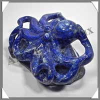 POULPE - LAPIS LAZULI - 170x120x90 mm - 1 380 grammes - A001