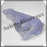 SALAMANDRE - CALCEDONE BLEUE - 90x75x35 mm - 132 grammes - P001