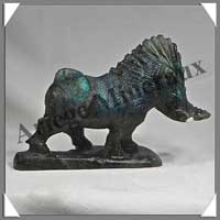 SANGLIER - LABRADORITE - 110x70x30 mm - 135 grammes - A002