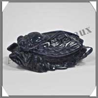 SCARABEE - DUMORTIERITE - 75x40x35 mm - 90 grammes - A001