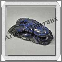 SCARABEE - LAPIS LAZULI - 110x65x30 mm - 215 grammes - A001