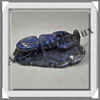 SCARABEE - LAPIS LAZULI - 110x65x30 mm - 215 grammes - A001