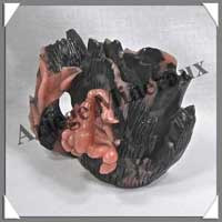 SCORPIONS (Couple) - OPALE ROSE - 120x90x60 mm - 690 grammes - A001