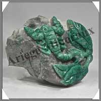 SCORPION - VARISCITE - 70x55x35 mm - 160 grammes - A001