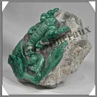 SCORPION - VARISCITE - 70x55x35 mm - 160 grammes - A001