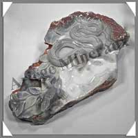 SERPENT - CALCEDONE - 320x195x85 mm - 4 540 grammes - A001