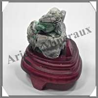 SERPENT - VARISCITE - 110x80x80 mm - 230 grammes - A001