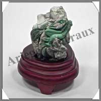 SERPENT - VARISCITE - 110x80x80 mm - 230 grammes - A001