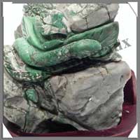 SERPENT - VARISCITE - 110x80x80 mm - 230 grammes - A001