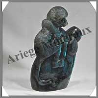 SINGE - LABRADORITE - 90x60x25 mm - 180 grammes - A003