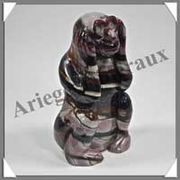 SINGES (de la SAGESSE) - MOKATE - 85x50x40 mm - 850 grammes - A001