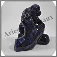 SINGE - SODALITE - 100x90x80 mm - 555 grammes - A001